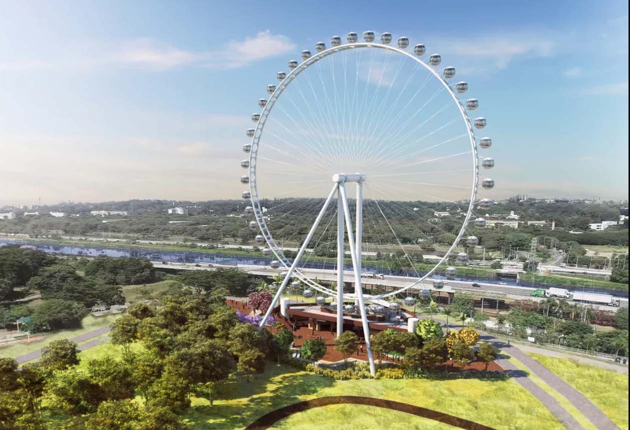 Roda gigante de 91 metros de altura em parque estadual de SP deve ser inaugurada em julho