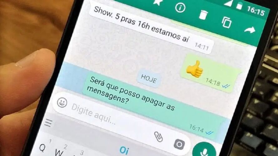 WhatsApp passa a permitir apagar mensagens após 2 dias
