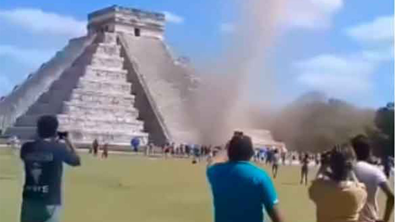 Vídeo: Turistas capturam estranho fenômeno nas ruínas Maias