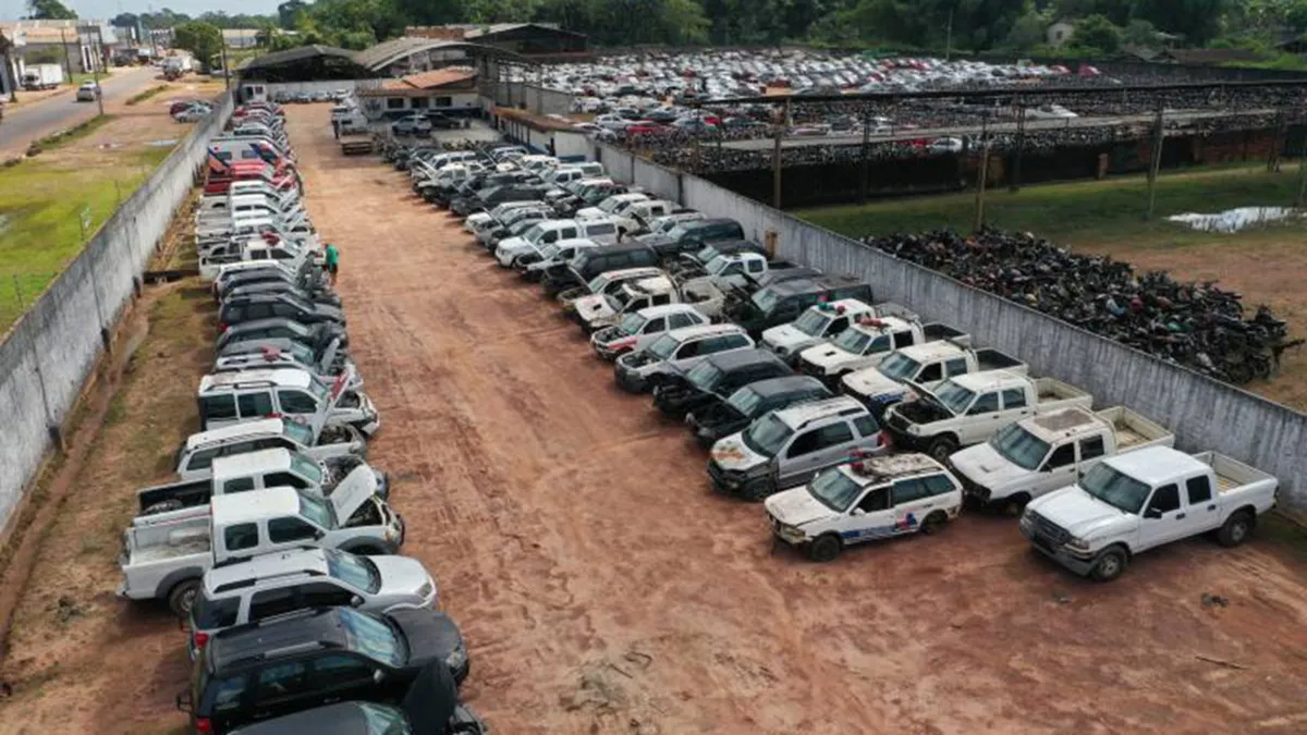 Governo estadual coloca 103 veículos para leilão em agosto