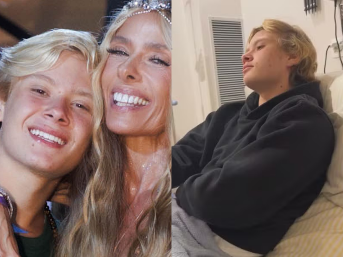 Galisteu atualiza estado de saúde do filho após fratura: “Achei que fosse mais simples”